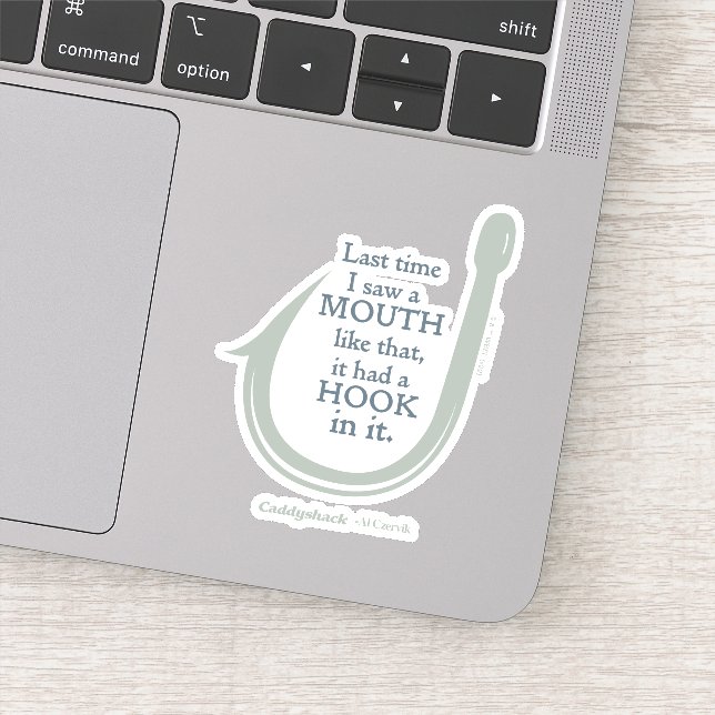 Adesivo Caddyshack | A Última Vez Que Vi Uma Boca Assim (Detalhe)