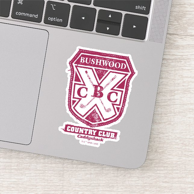 Adesivo Caddyshack | Bushwood Country Club Crest (Detalhe)
