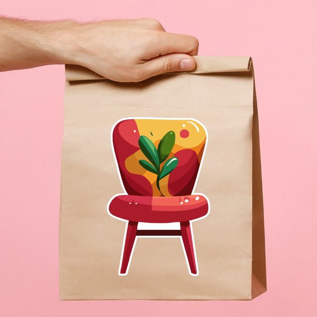 Adesivo Cadeira de Jantar Retro (Criador carregado)