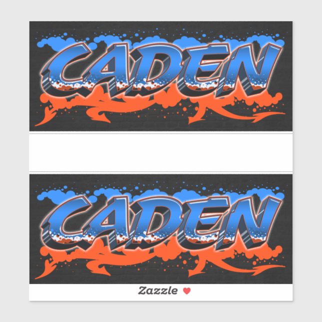 Adesivo Caden Vorname Name Graffiti Aufkleber Sticker (Folha)