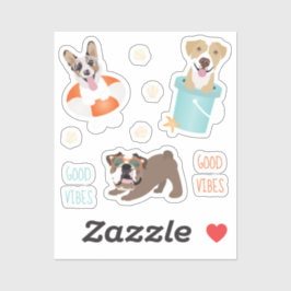 Adesivo Cães de Praia Boas Víbias