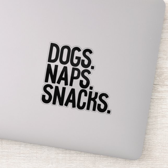 Adesivo Cães Naps Snacks (Detalhe)