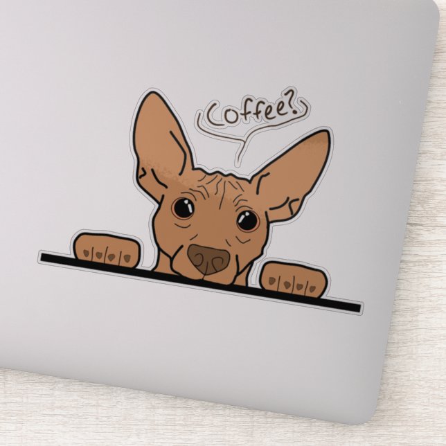 Adesivo Café? AHT vinil Sticker (Detalhe)