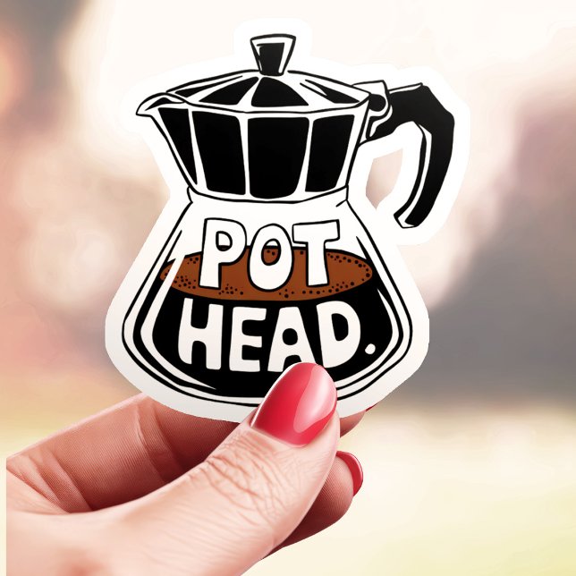 Adesivo Café Amante do Pot Vinyl (Criador carregado)