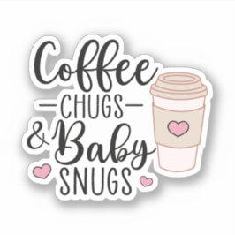 Adesivo Café Chugs e Bebês, Enfermeira NICU L&D