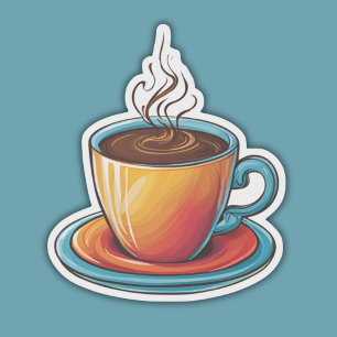 Adesivo Café De Vapor