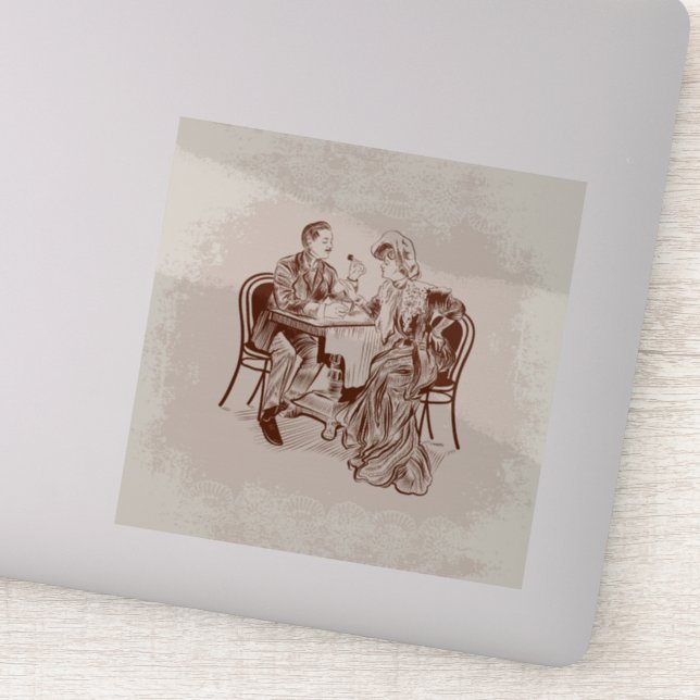 Adesivo café e amor (Detalhe)