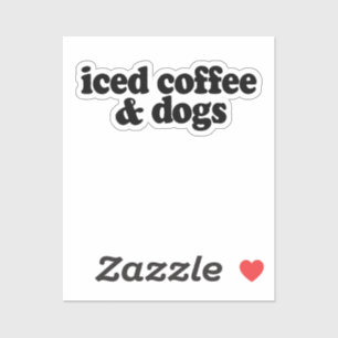 Adesivo Café E Cães Cegos