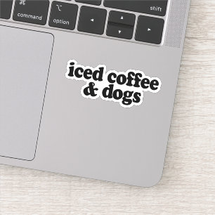 Adesivo Café E Cães Cegos