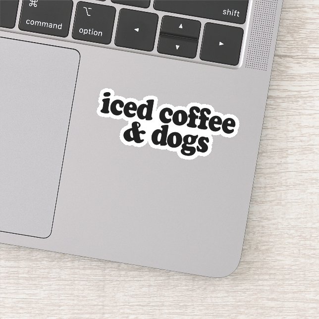 Adesivo Café E Cães Cegos (Detalhe)