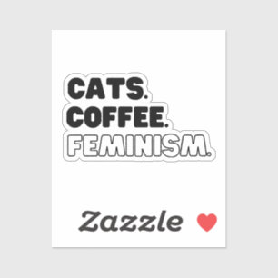 Adesivo Café Feminismo