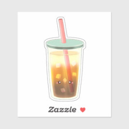 Adesivo Café Físico De Caramelo Com Espuma De Creme