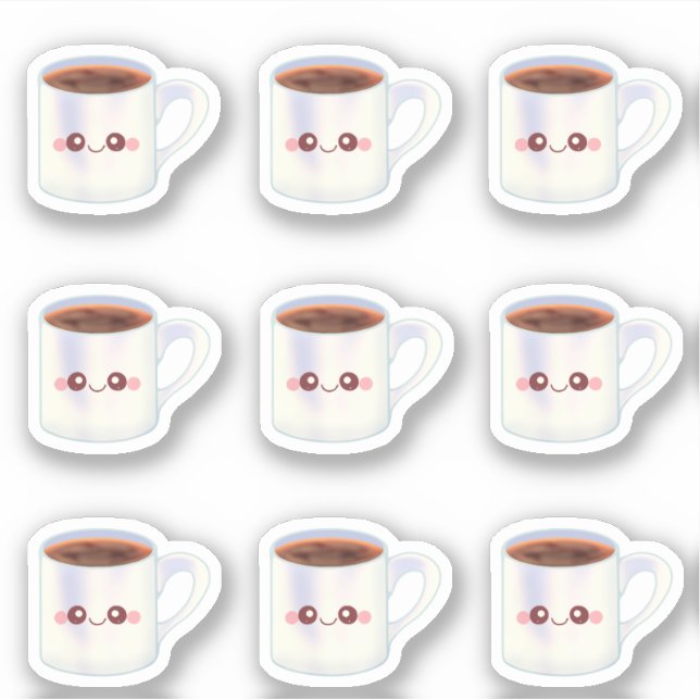 Adesivo Café Manhã Café Café Aestética (Frente)