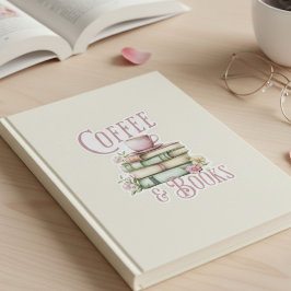 Adesivo Café Vintage Café Coffee e Livros Floral