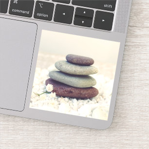 Adesivo Cairo Meditativo de Pedras Empilhadas