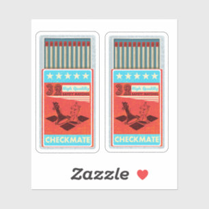 Adesivo Caixa retrorativa de fósforos de pop