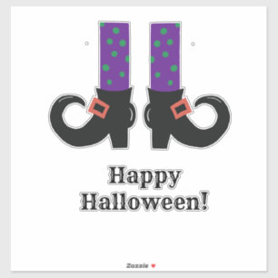 Adesivo "Calçados de bruxas"