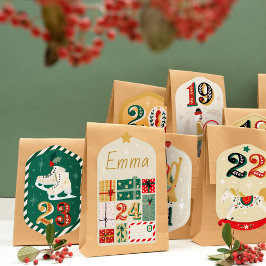 Adesivo Calendário avançado DIY - Brinquedos de Natal