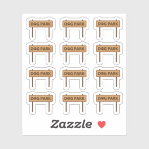 Adesivo Calendário do Lembrete do Treinamento do Dog Park 