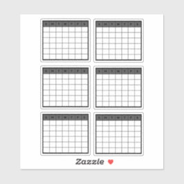 Adesivo Calendário Mensal