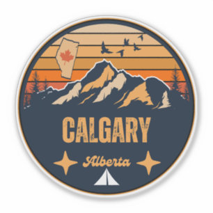 Adesivo Calgary, Alberta