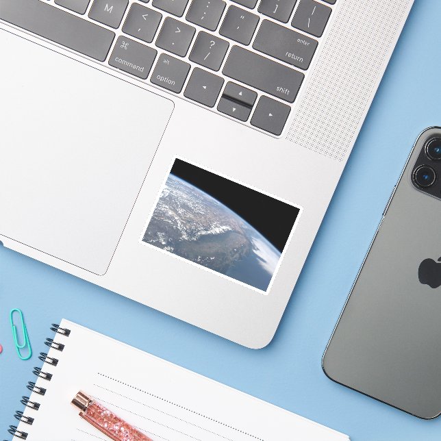 Adesivo Califórnia E Nevada Como Viram Do Espaço. (Notebook com iPhone)