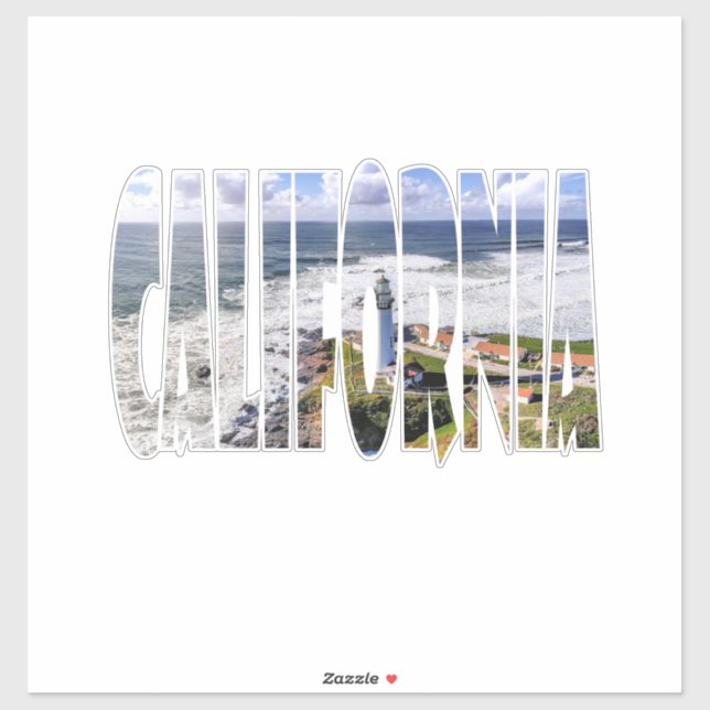 Adesivo California state (Folha)