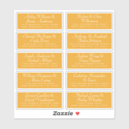 Adesivo Caligrafia Endereço de Convidado ORDER 6" ou 8"!