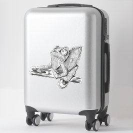 Adesivo Camaleão de Female Jackson