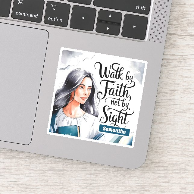 Adesivo Caminhada Personalizada Por Mulheres Cristãs Faith (Detalhe)