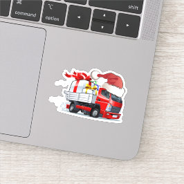 Adesivo Caminhão de Natal da Cartoon