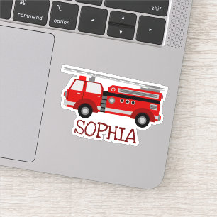 Adesivo Caminhão Vermelho Personalizado