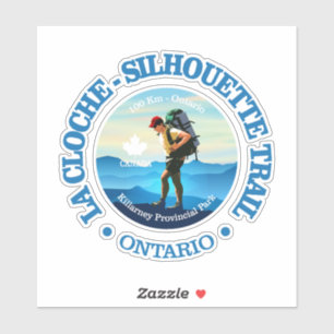 Adesivo Caminho de La Cloche-Silhouette (Hiker C)