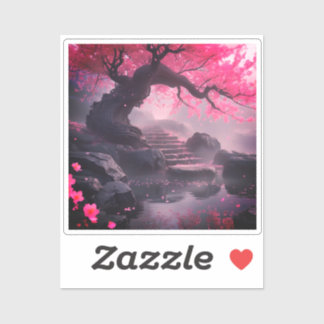 Adesivo Caminho do Flor da Cereja Mística - Escada Encanta