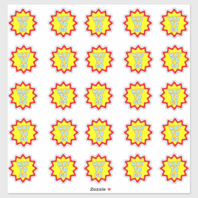 Adesivo Caminho para a Recompensa Colorida Pacote de Stick (Folha)