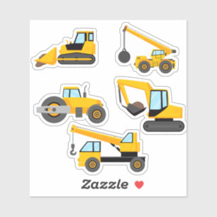 Adesivo Caminhões De Construção