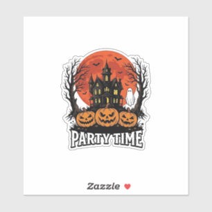 Adesivo Camisa de Abóbora Fantasma da Festa de Halloween V