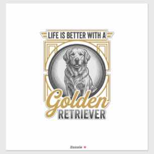 Adesivo Camisa de Amante de Cão com Gravação Vintage de Re