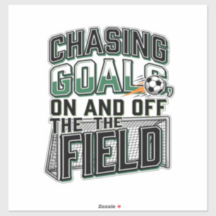 Adesivo Camisa de Campo Vintage de Futebol Chasing Goals D