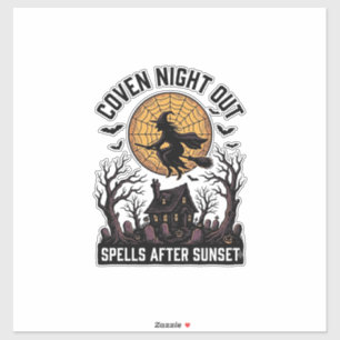 Adesivo Camisa de Coven Assombrado Vintage Witch House Hal