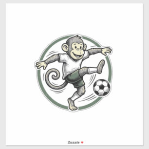 Adesivo Camisa de Desenho de Gravura de Jogador de Futebol