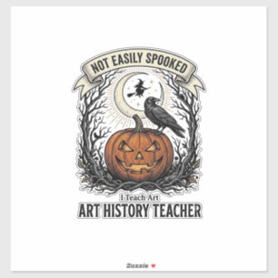 Adesivo Camisa de professor de história da arte com gravaç
