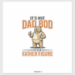 Adesivo Camisa engraçada do Papai Urso Cerveja Figura Pate
