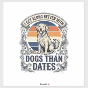 Adesivo Camisa engraçada para amante de cães Citação de gr