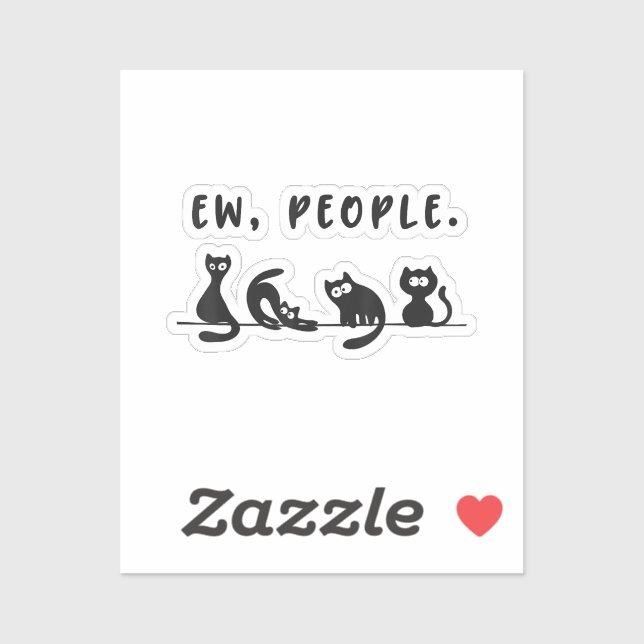 Adesivo Camisa-gato-preto, mulheres engraçadas, novo gato- (Folha)