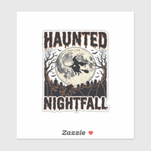 Adesivo Camisa Noturna Assombrada Gravura Vintage Hallowee