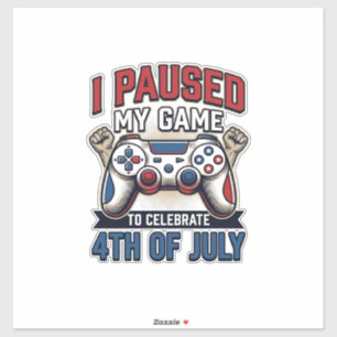 Adesivo Camisa Patriota Gamer 4 de Julho Vetor Vintage_1