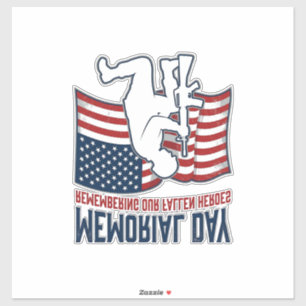 Adesivo Camisa Patriótica do Soldado Heróis Caídos do Dia