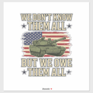 Adesivo Camisa Patriótica do Tanque da Memória Militar Des