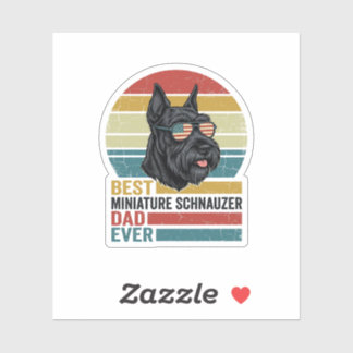 Adesivo Camisa Patriótica Vintage do Papai Schnauzer Minia